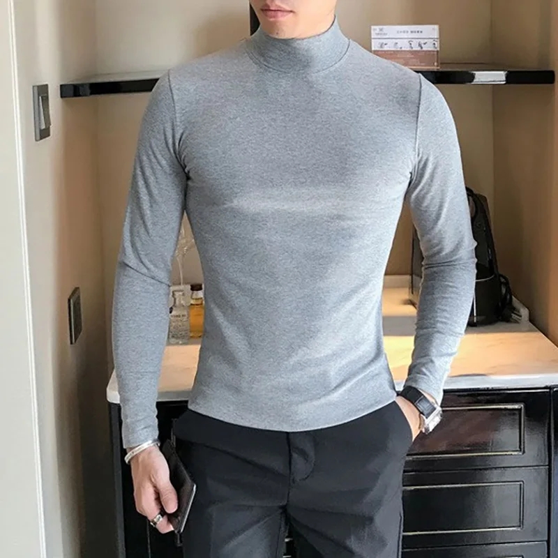T Shirt Tight Fit - 2025 Herfst Winter Heren T-shirt met
